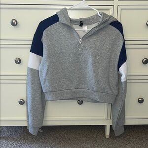 H&M Divided Cropped Hoodie